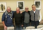 Da sinistra Alessandro Borsetto, Luciano Genovese, Giuseppe Ruzza, Michele Marton